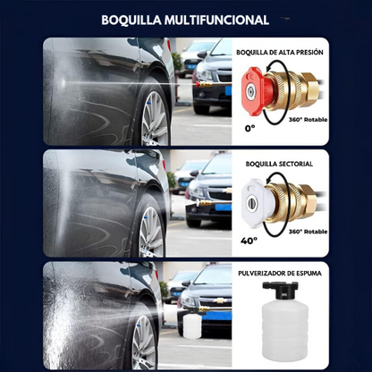 Pistola de Alta Presión Portátil de Doble Batería - AquaForce