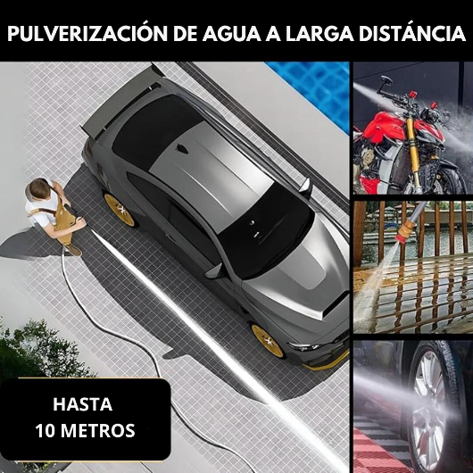 Pistola de Alta Presión Portátil de Doble Batería - AquaForce