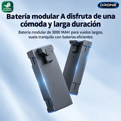 Dron con doble cámara 4K + Maletín Gratis + Batería Extra - Skyron