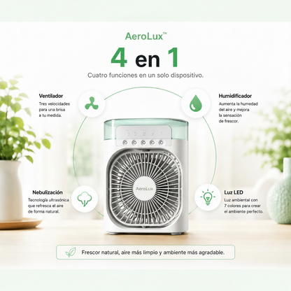 Ventilador humidificador de nebulización - Aerolux ™
