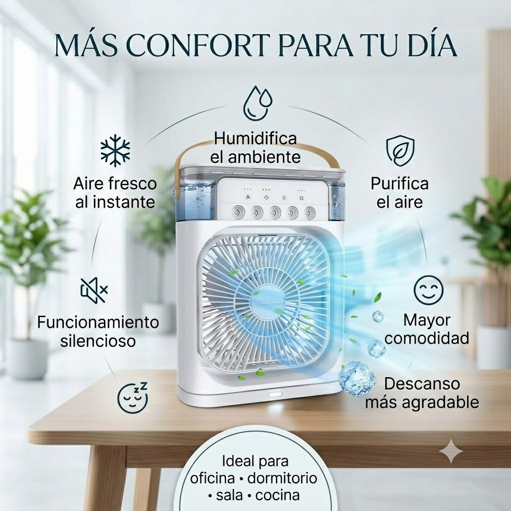 Ventilador humidificador de nebulización - Aerolux ™