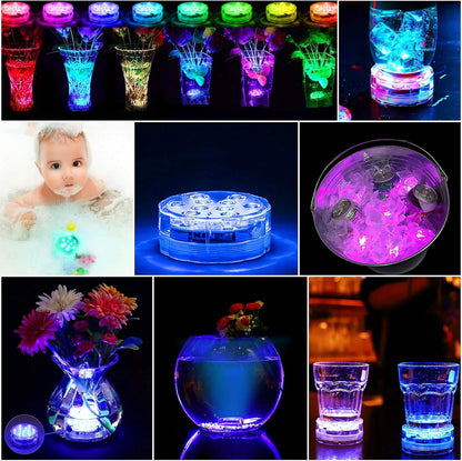 Luces LED Sumergibles Multicolor con Mando - AquaLuxe™