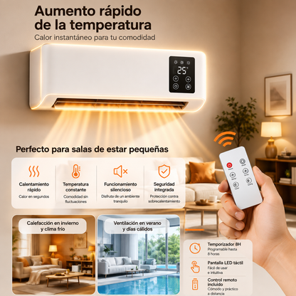 Mini aire acondicionado portátil 2 en 1 -  Aerolux™