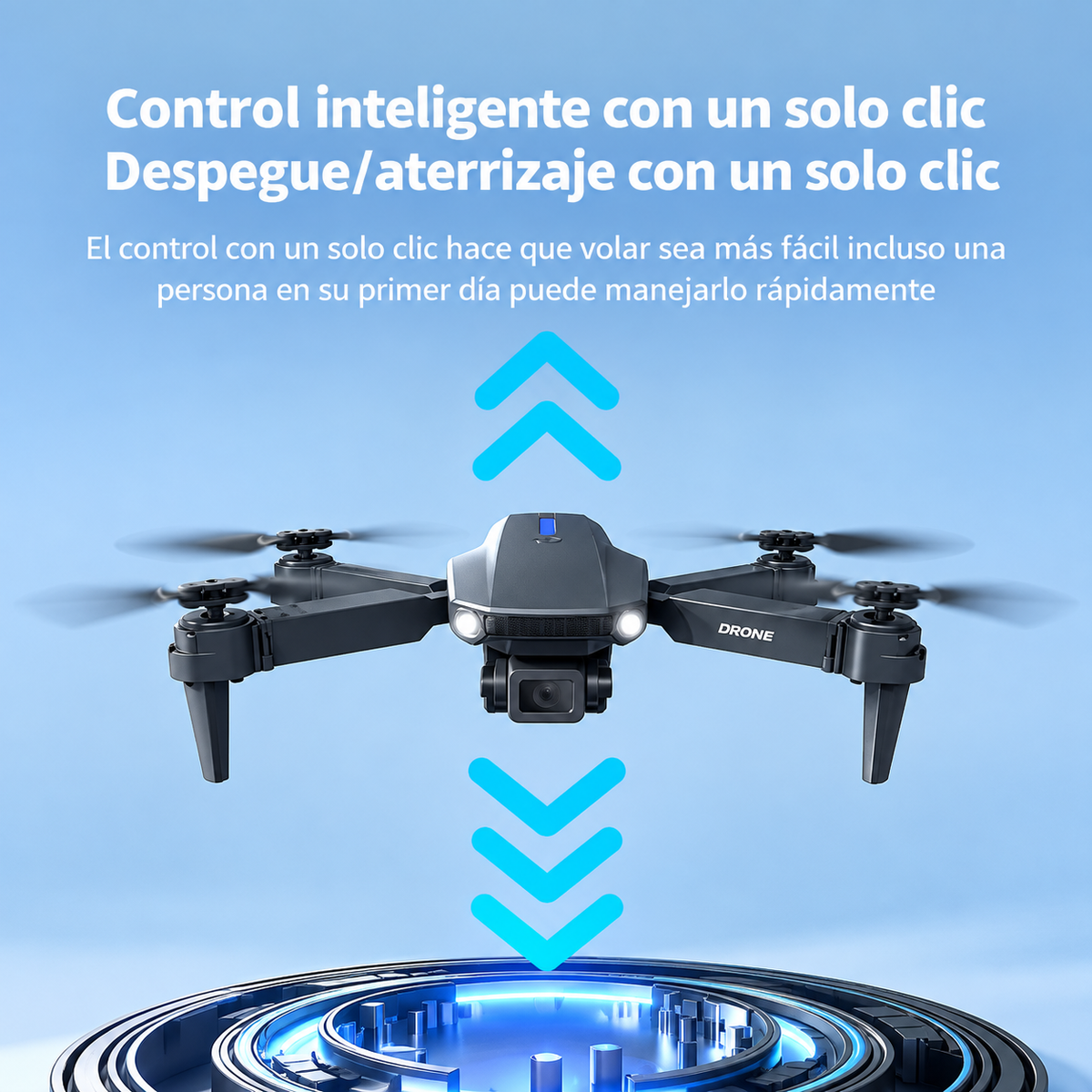 Dron con doble cámara 4K + Maletín Gratis + Batería Extra - Skyron
