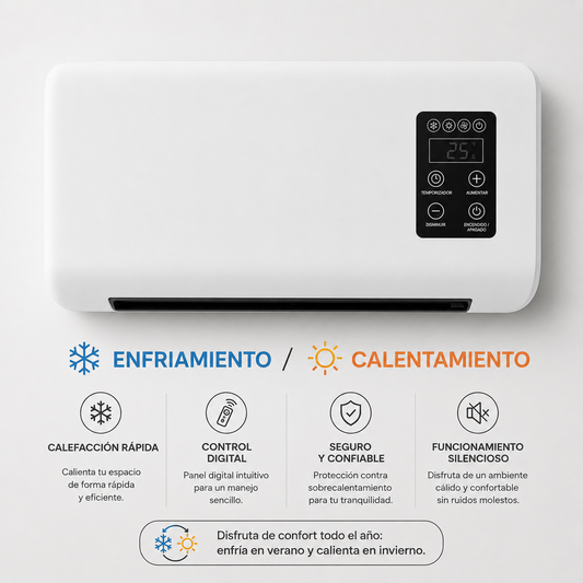 Mini aire acondicionado portátil 2 en 1 -  Aerolux™