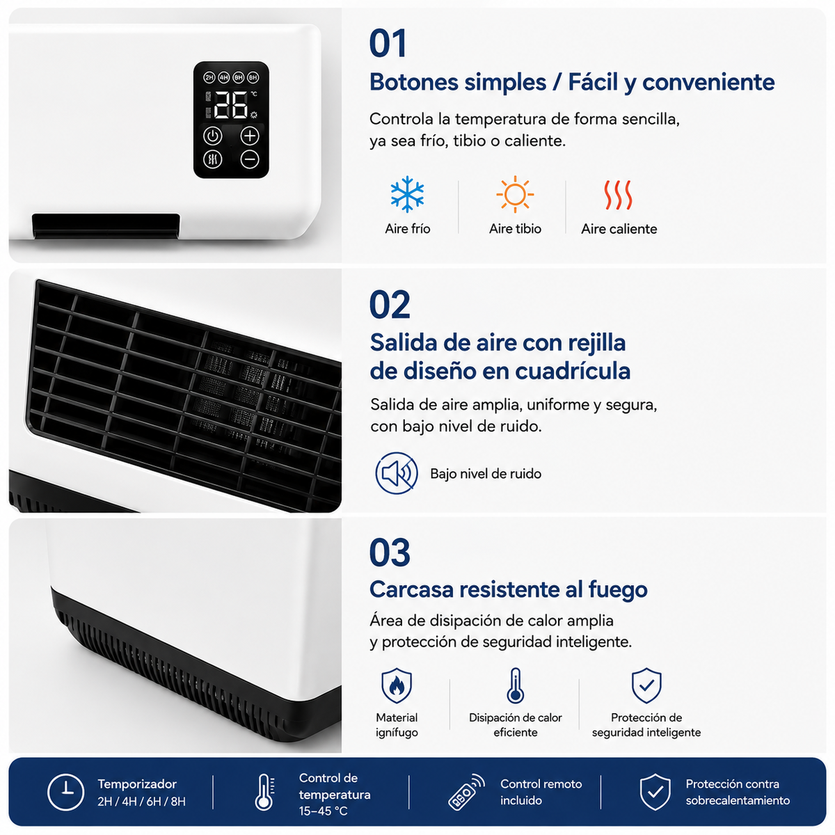 Mini aire acondicionado portátil 2 en 1 -  Aerolux™